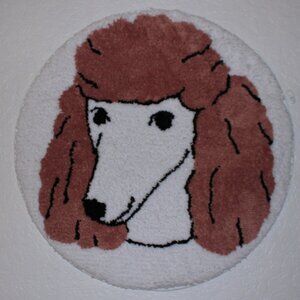 Poodle Dog Tufted Bath Rug